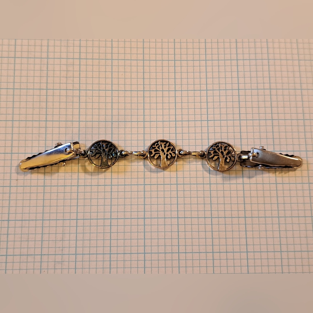 Silver Tree of Life Sweater Clips